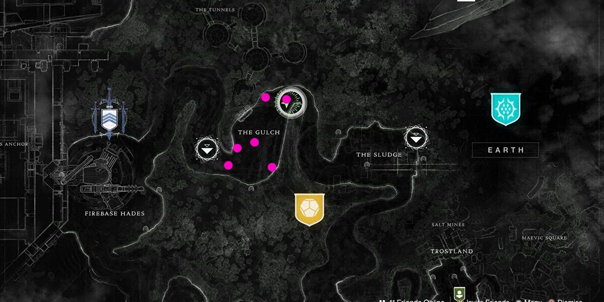 Destiny 2's Node locations necessary for unlocking the Avalon quest that unlocks the Vexcalibur Glaive.