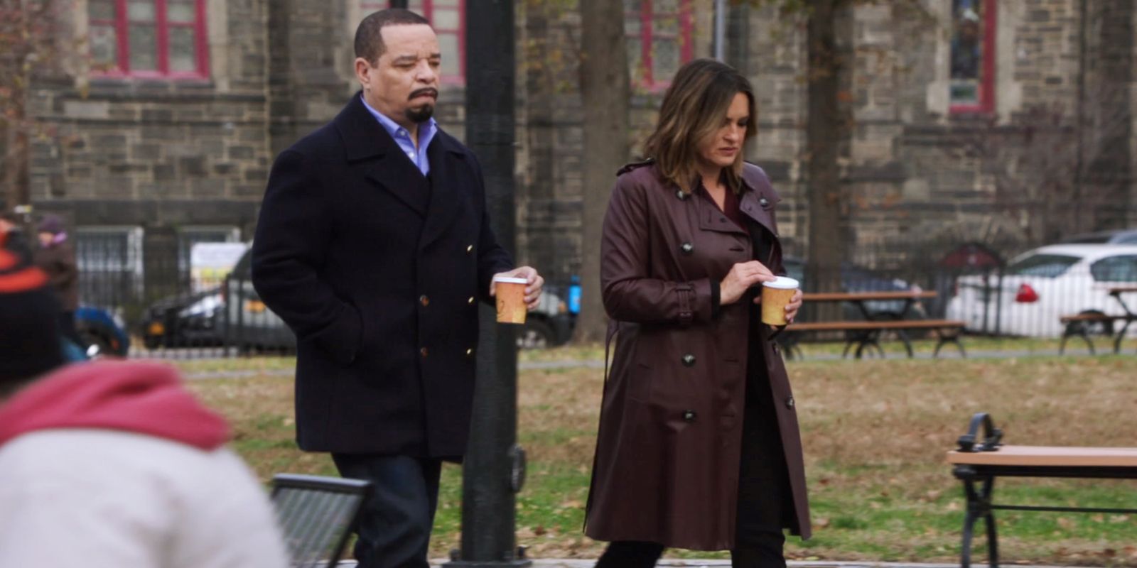 Detective Benson and Tutuola in Law &amp; Order: SVU