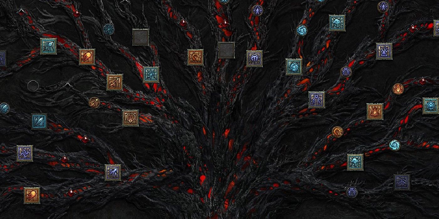 Дерево навыков колдуньи в Diablo 4