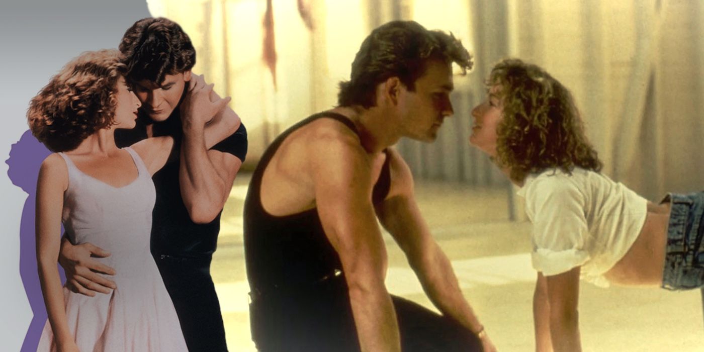 A composite image of Baby and Johnny from Dirty Dancing 