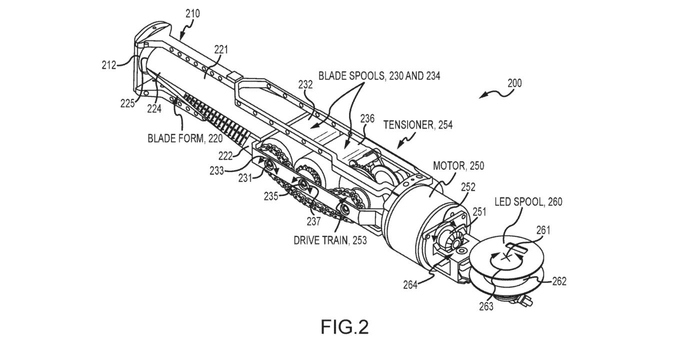 Disney Real Star Wars Lightsaber Patent Design