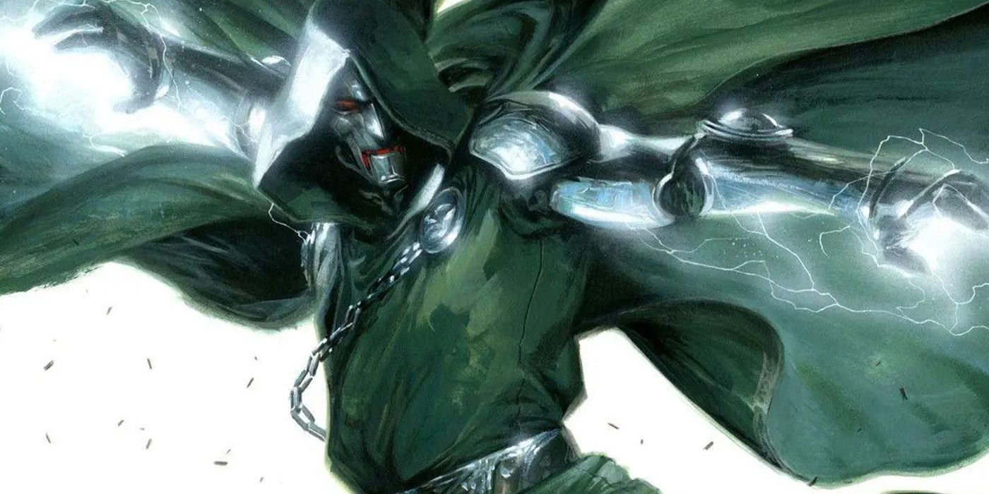 Doctor Doom in the green cape in Marvel Comics
