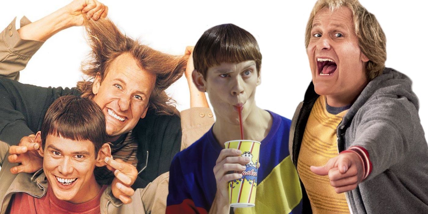 A composite image of characters from the Dumb and Dumber movies 