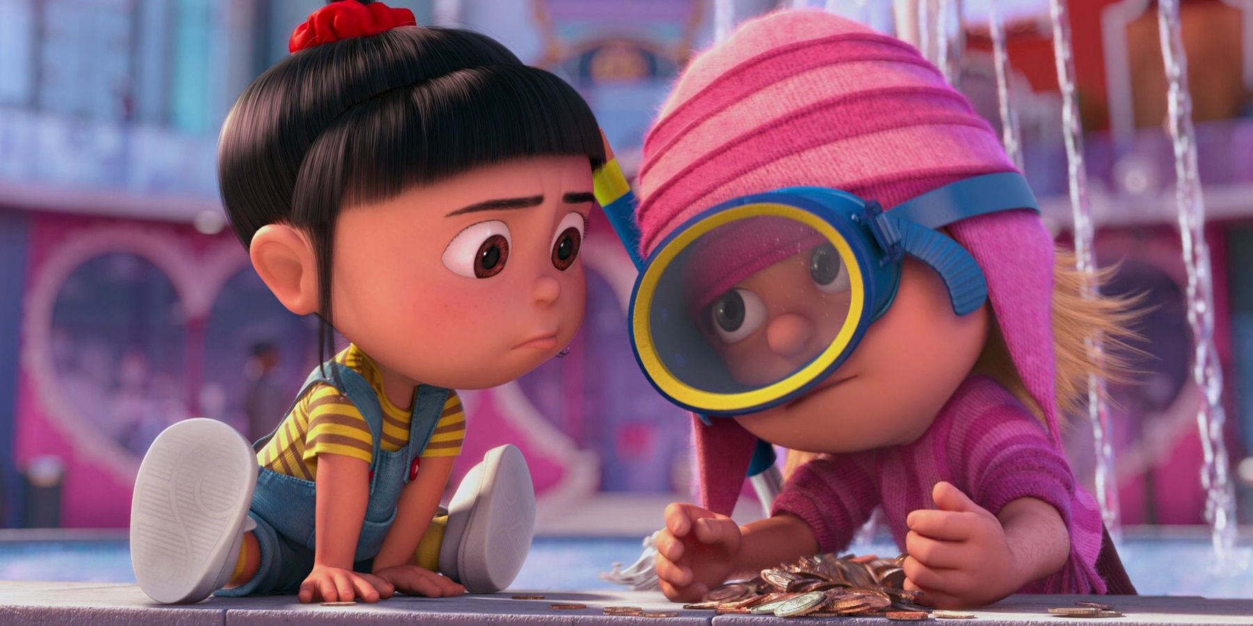 Edith and Agnes in Despicable Me