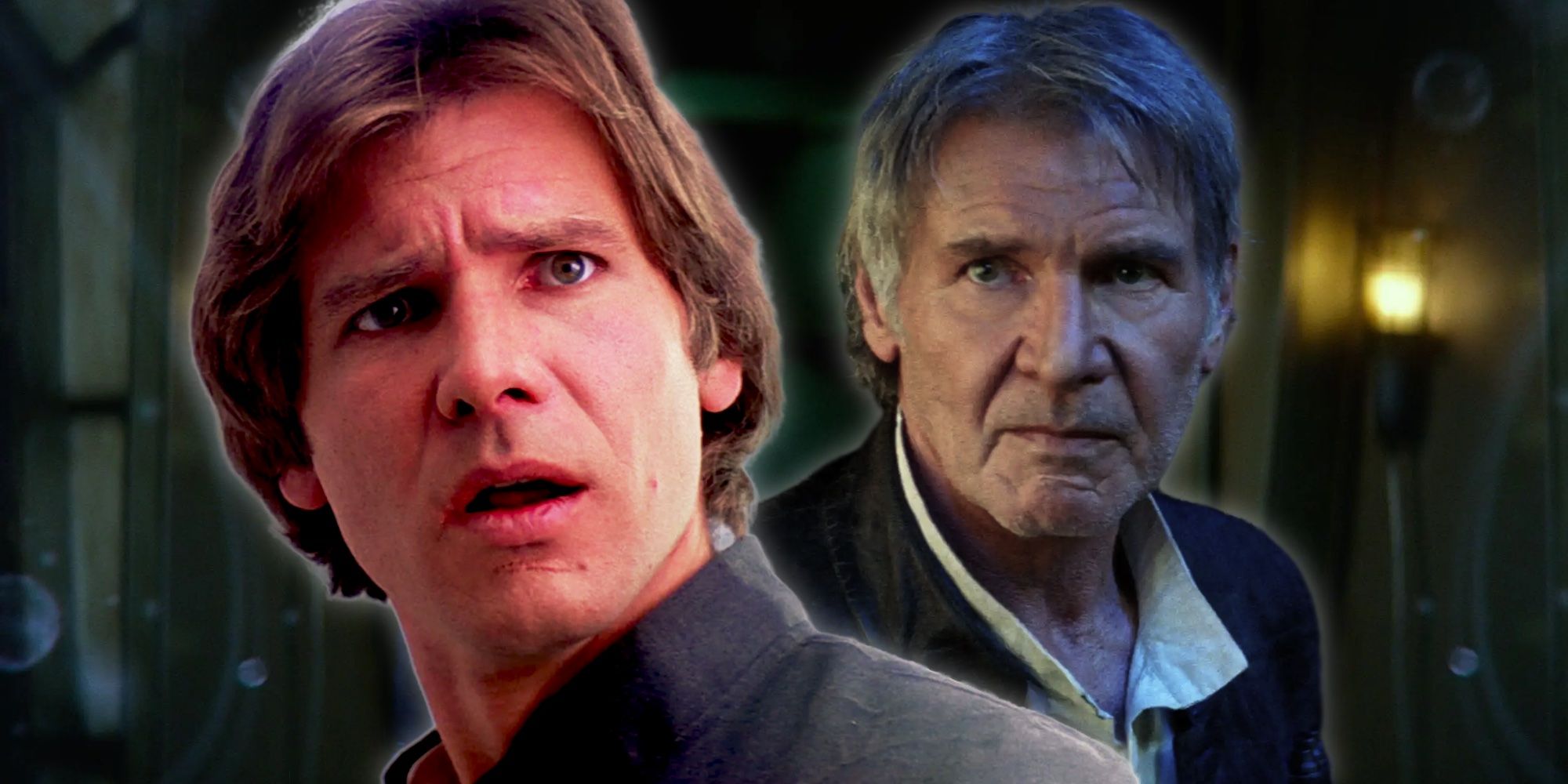 Han Solo in The Empire Strikes Back and The Force Awakens.