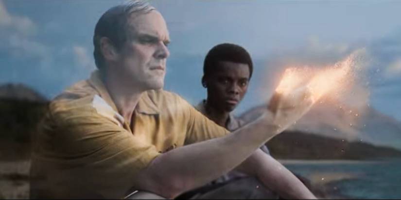 Ernest transitioning in front of Kevin in We Have A Ghost