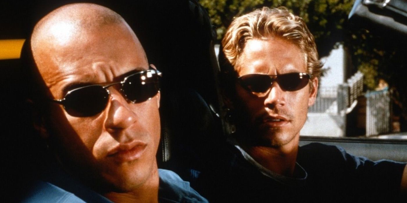 Dom and Brian look on in Fast and Furious 