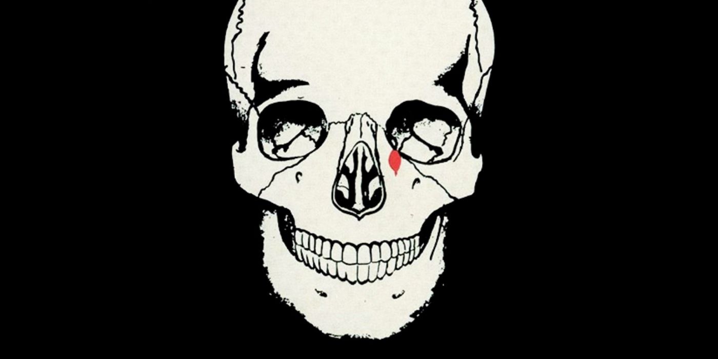 A skull from the cover of Faces of Death 