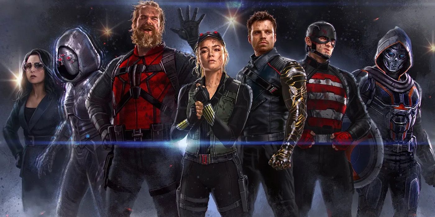 The first Thunderbolts lineup in the MCU