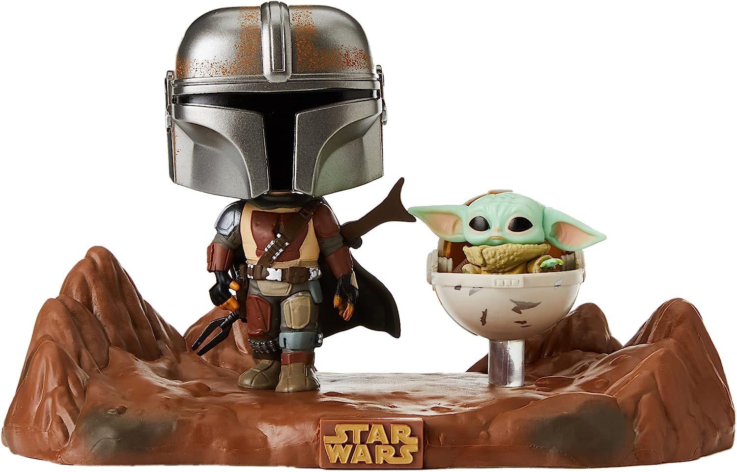 Funko Pop Star Wars Moment The Mandalorian - The Mandalorian with The Child-2