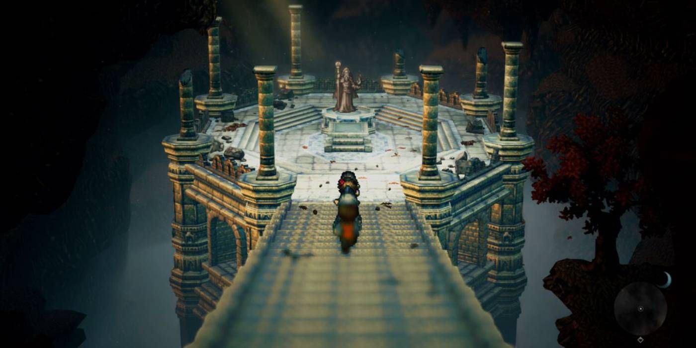 Octopath Traveler 2 Altar of the Scholarking to Teach EX Skill to Character of Scholar Class in Party