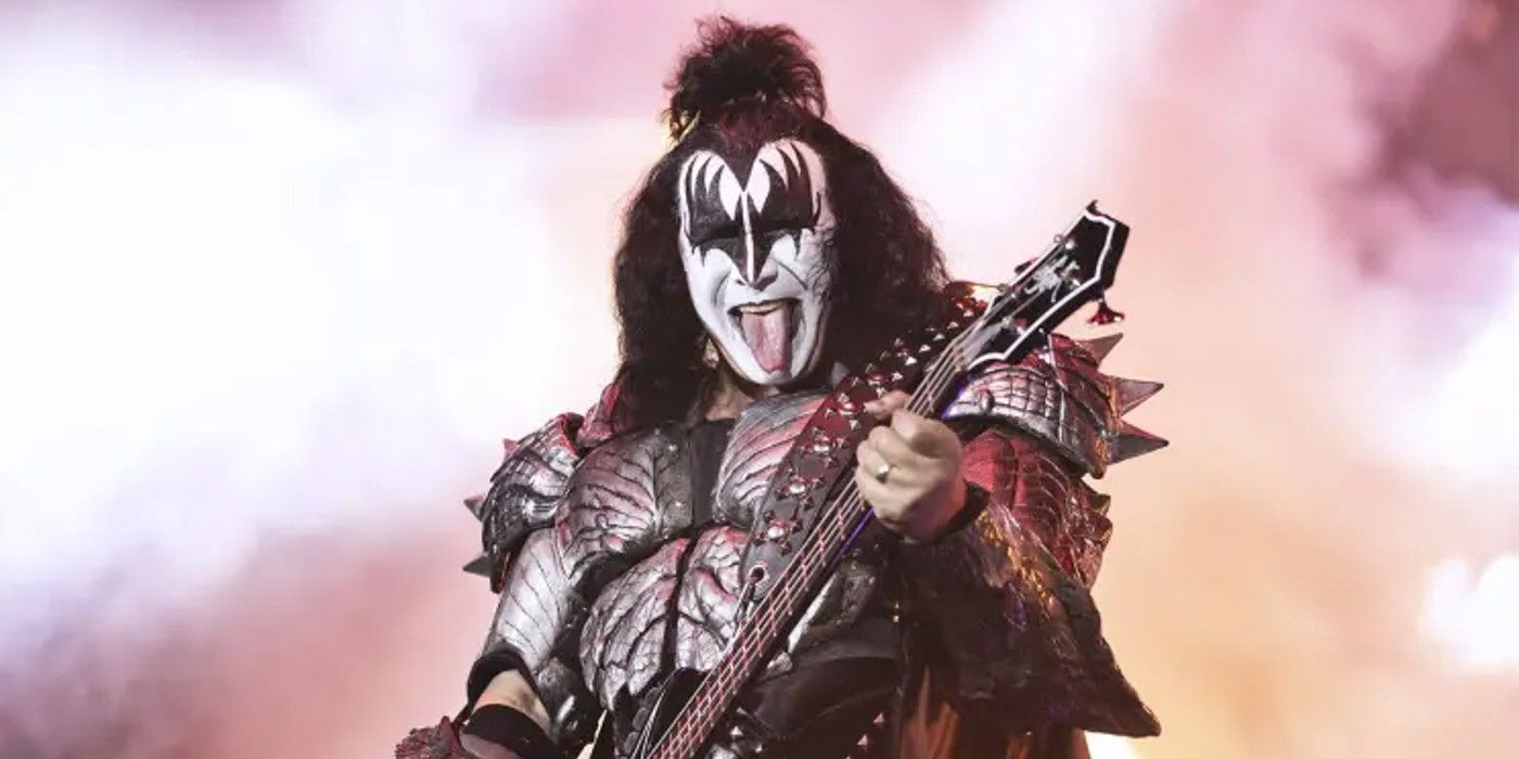Gene Simmons Kiss with tongue out