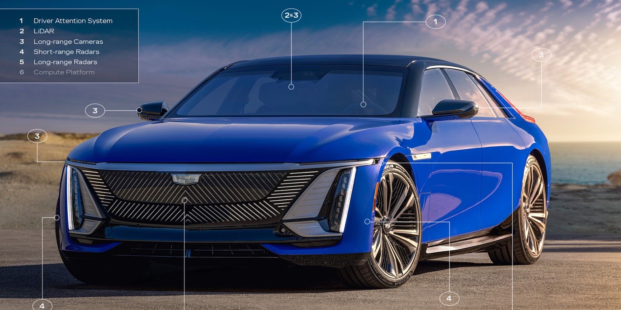 GM Ultra Cruise features on the Cadillac Celestiq