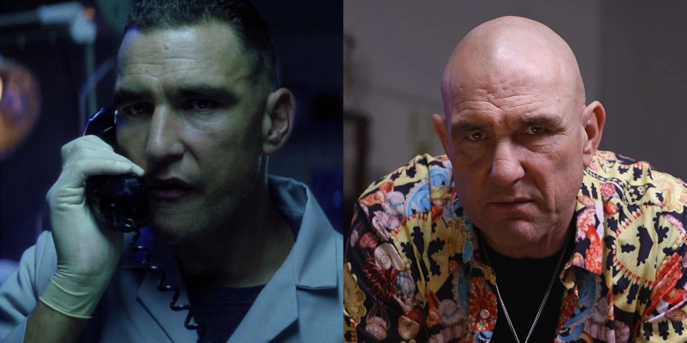 A split image of Vinnie Jones in Gone in 60 Seconds and Law & Order 