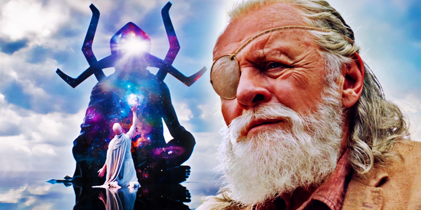 Gorr with Eternity and Odin