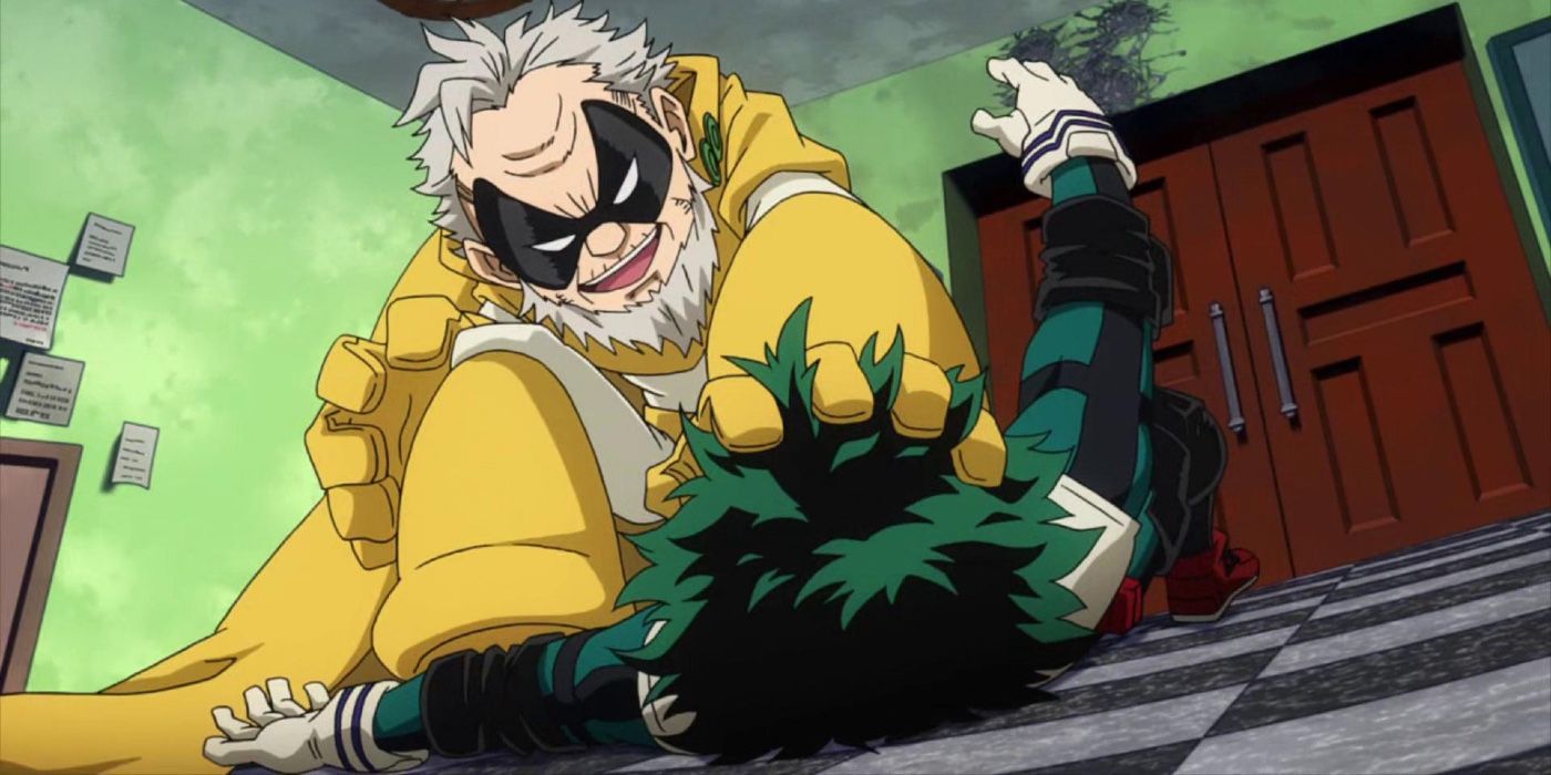 Gran Torino trains deku by beating him