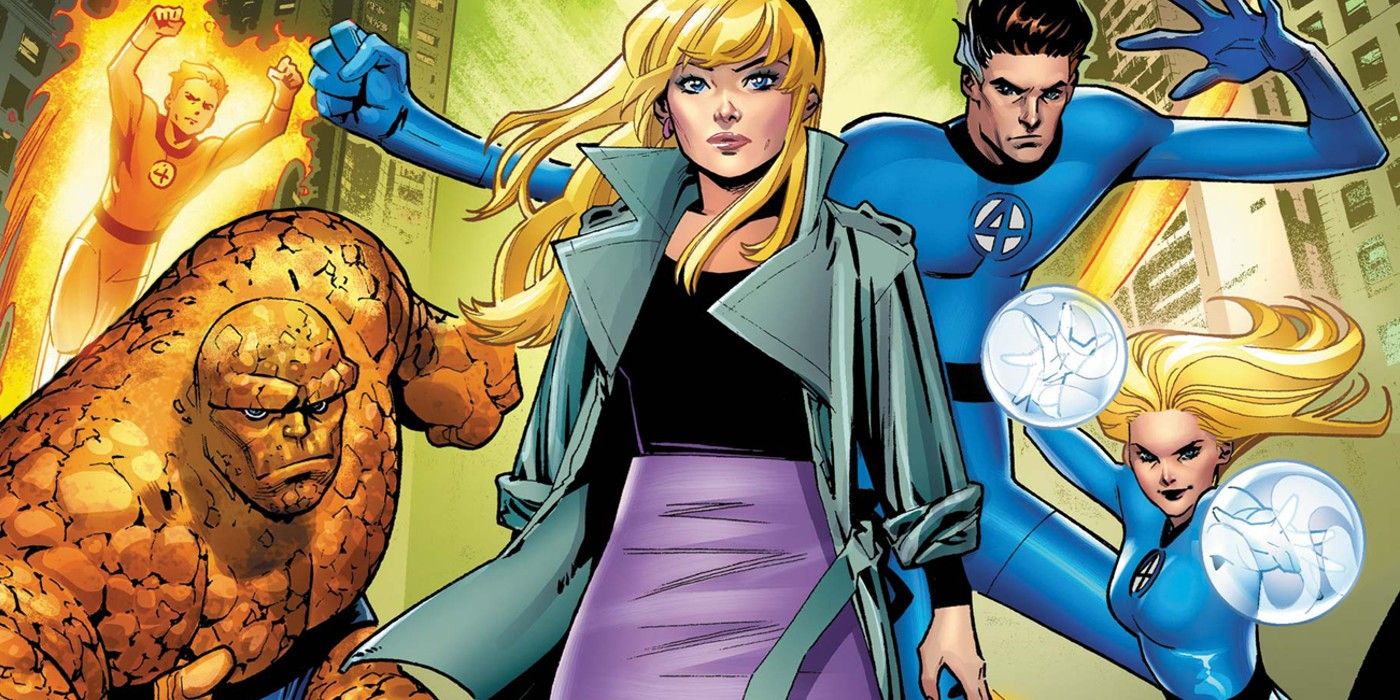 gwen stacy leads fantastic four