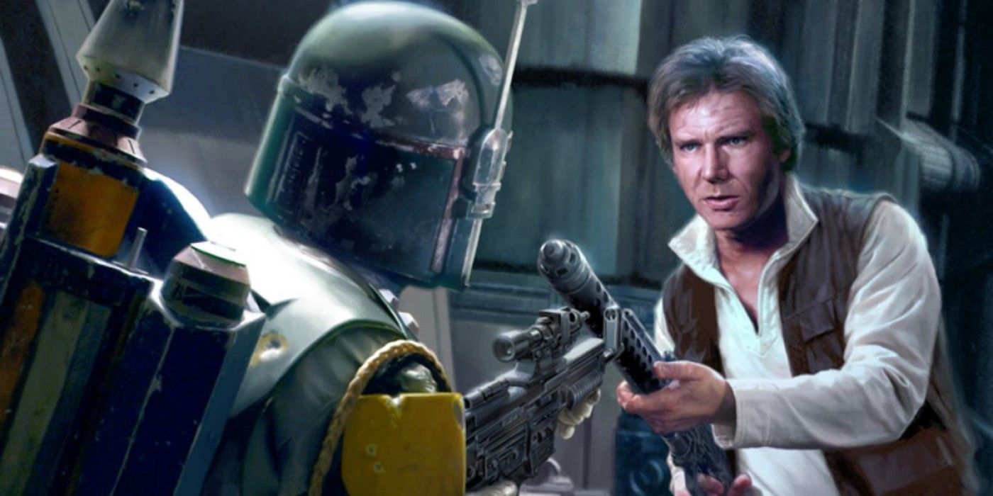Han Solo y Boba Fett se enfrentan en Jubilar en Star Wars Legends.