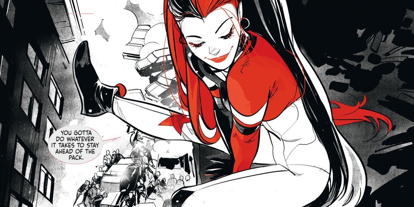 Harley Quinn Negro + Blanco + Rojo DC Comics