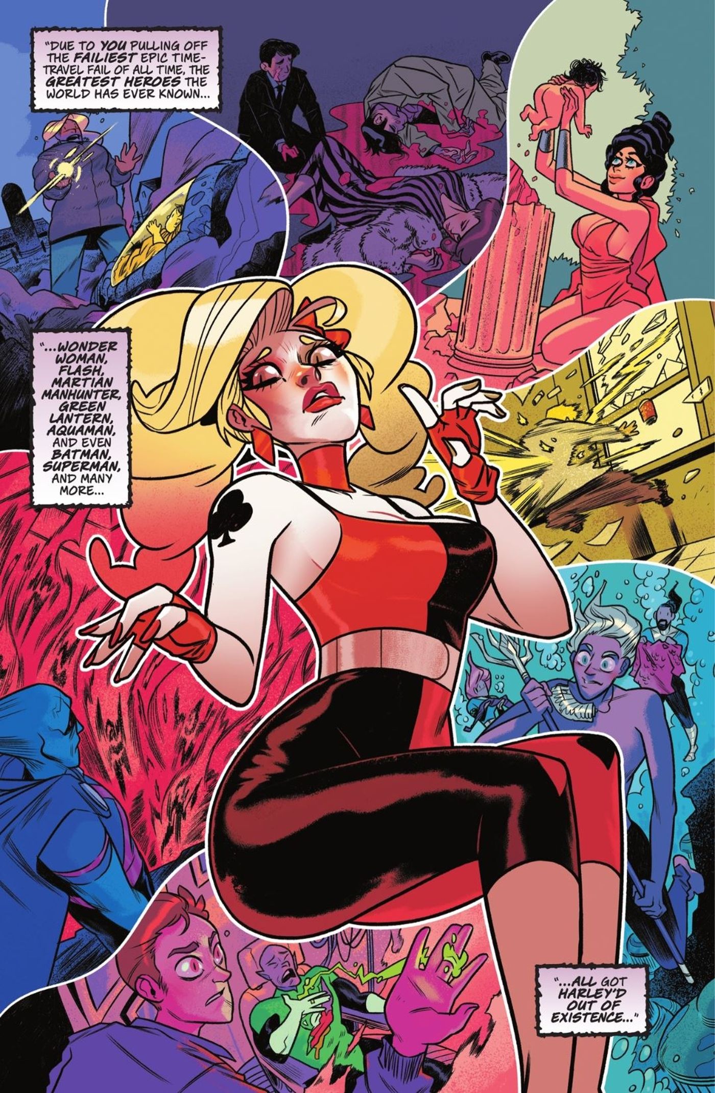 Harley Quinn desfaz a Liga da Justiça DC Comics