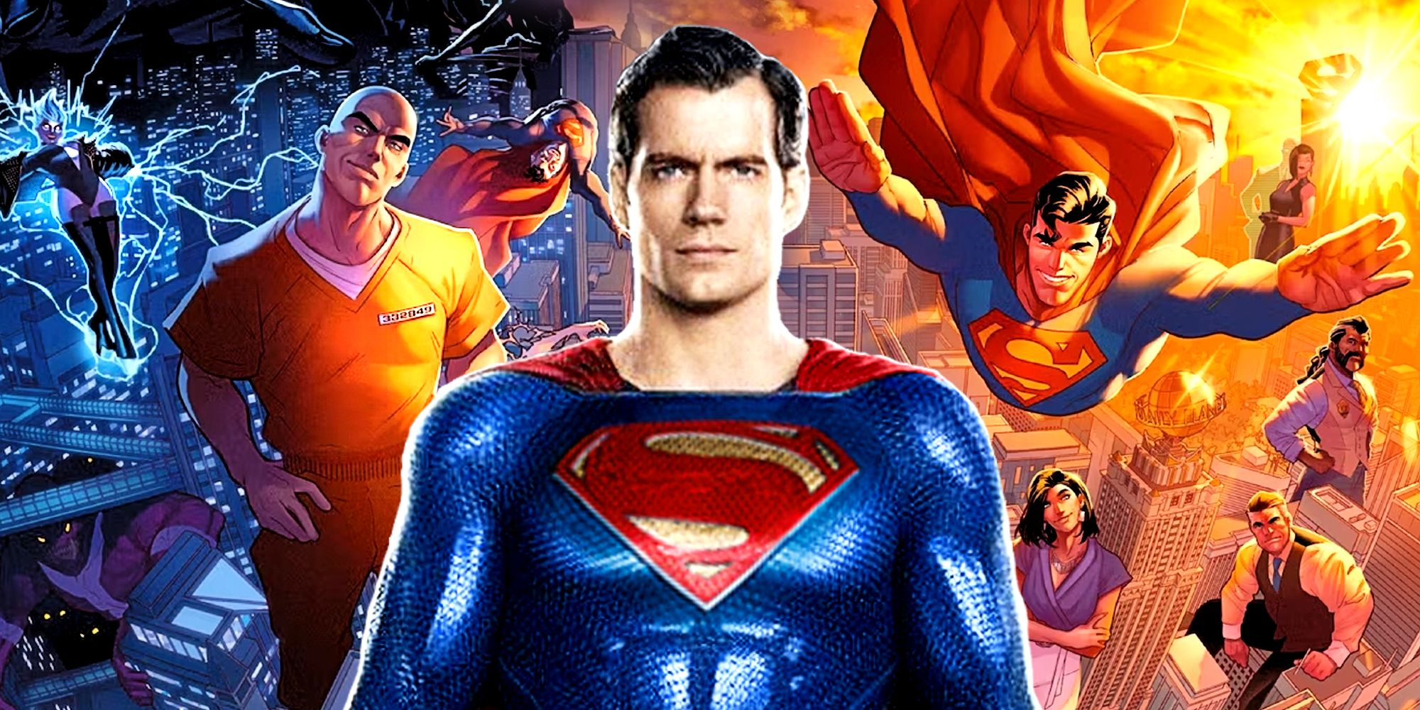 Henry Cavill dans Man of Steel et Metropolis Lore de Superman dans DC Comics