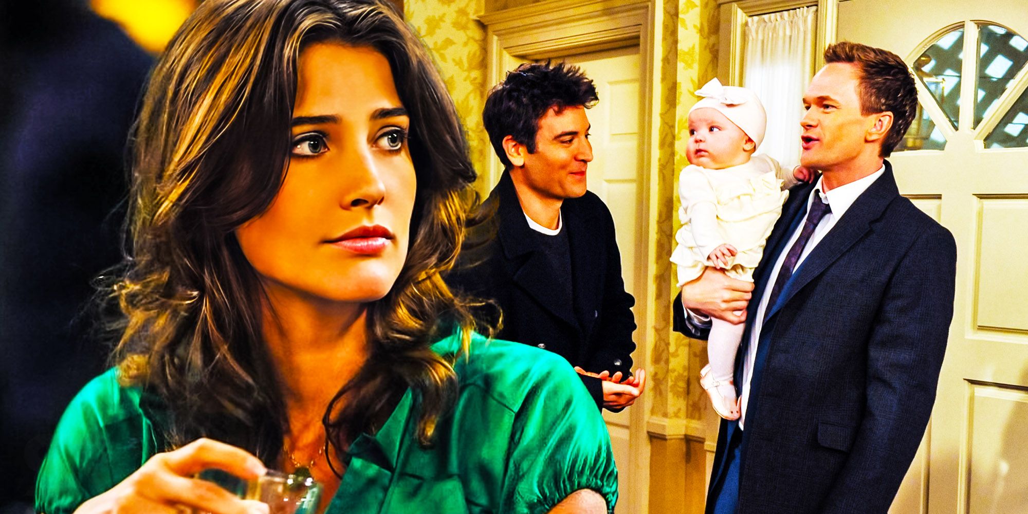 How i met your mother robin and barney with baby