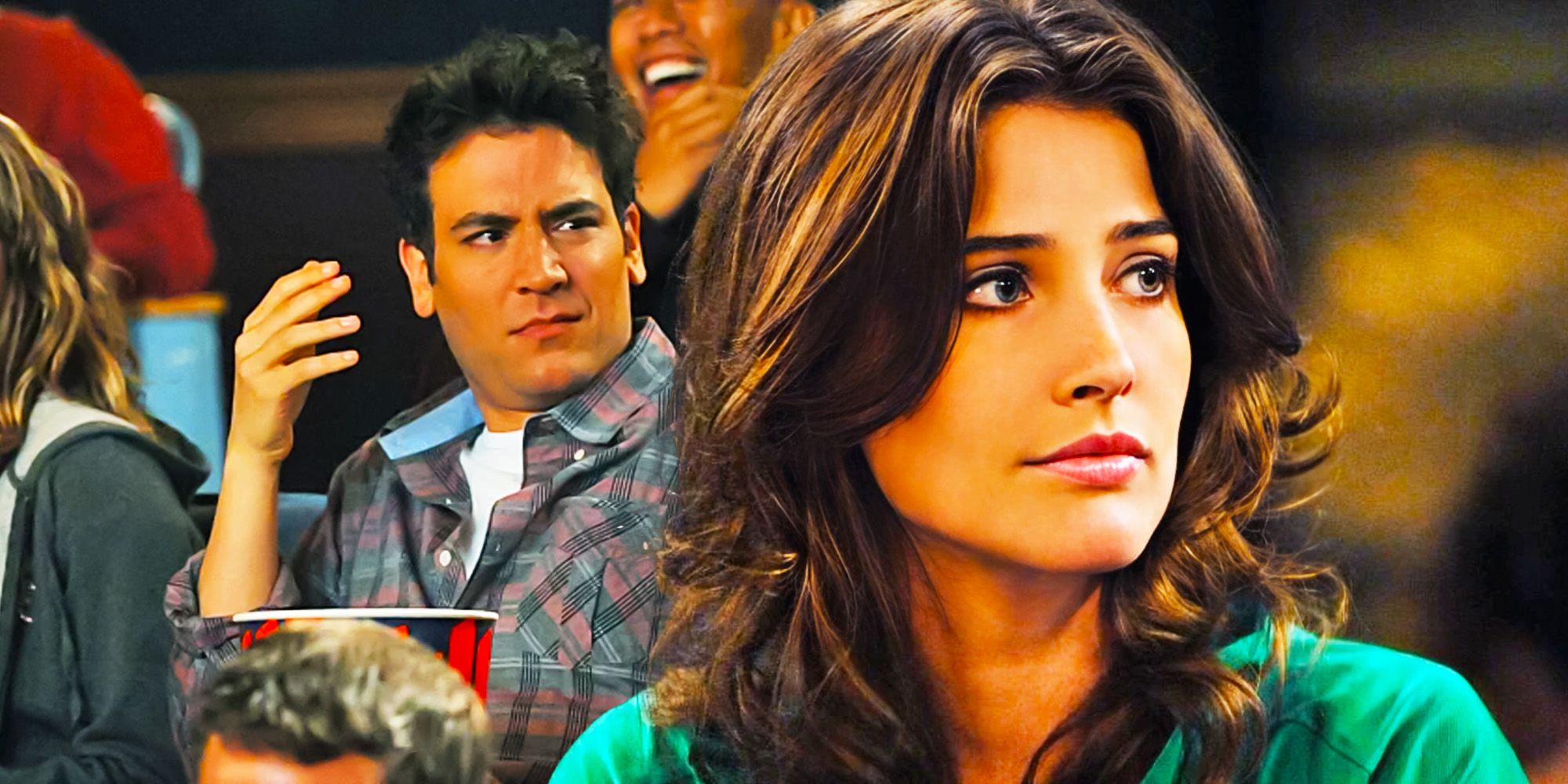 Composite image of Ted and Robin in HIMYM