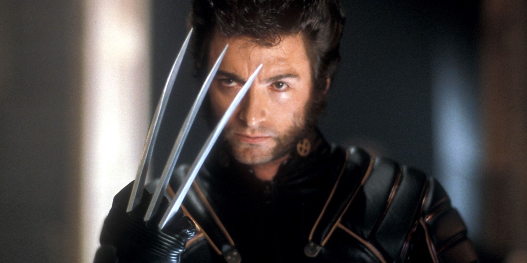 Hugh Jackman as Wolverine with claws out in X-Men