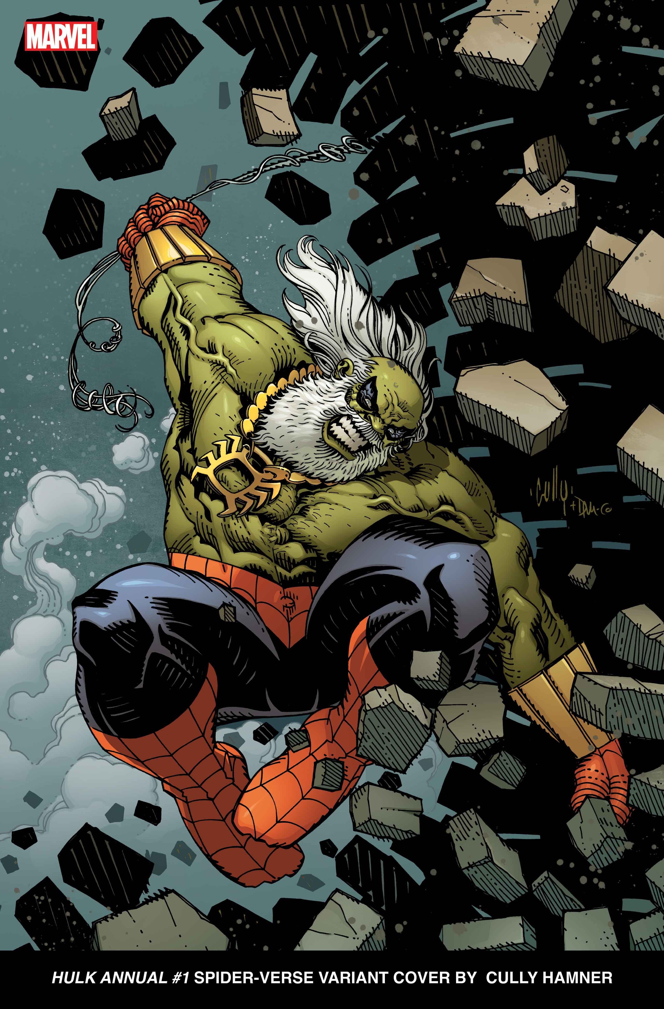 hulk as spider-man variant from spider-verse