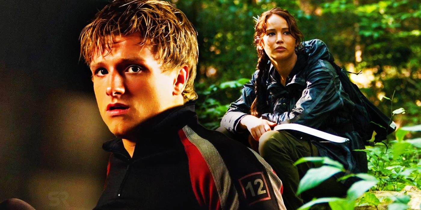 the hunger games katniss and peeta in the arena