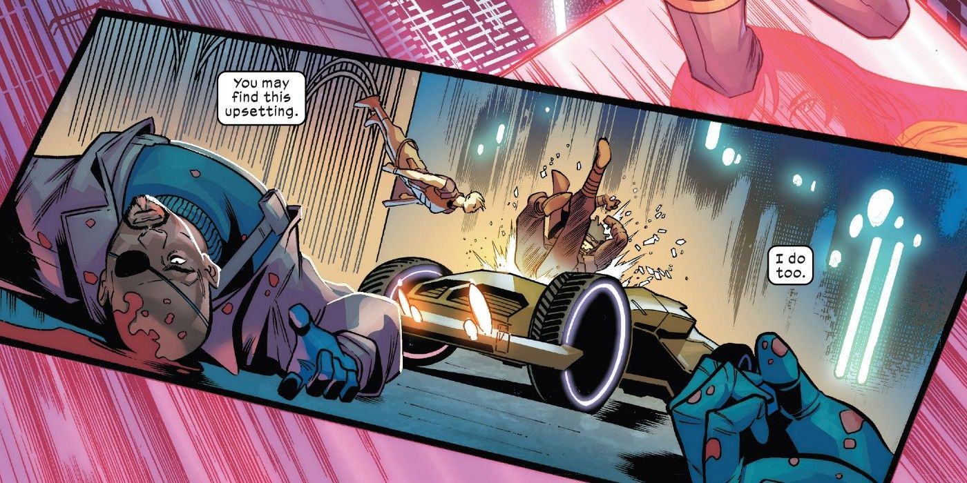 X-Men inmoral # 1 Xavier obliga a Fury a suicidarse