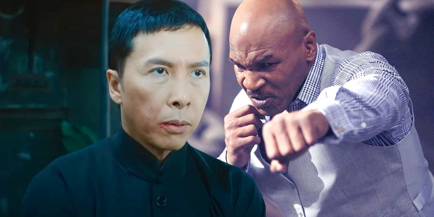Custom image of Donnie Yen and Mike Tyson in Ip Man 3.