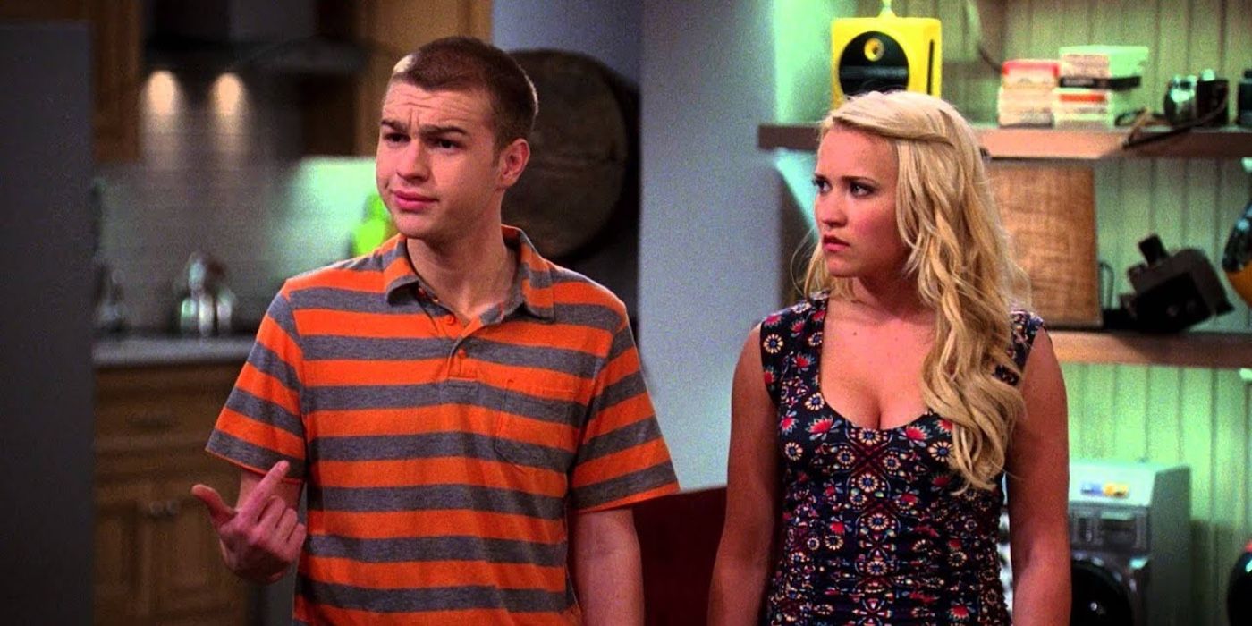 Jake and Ashley confused in Two and a Half Men