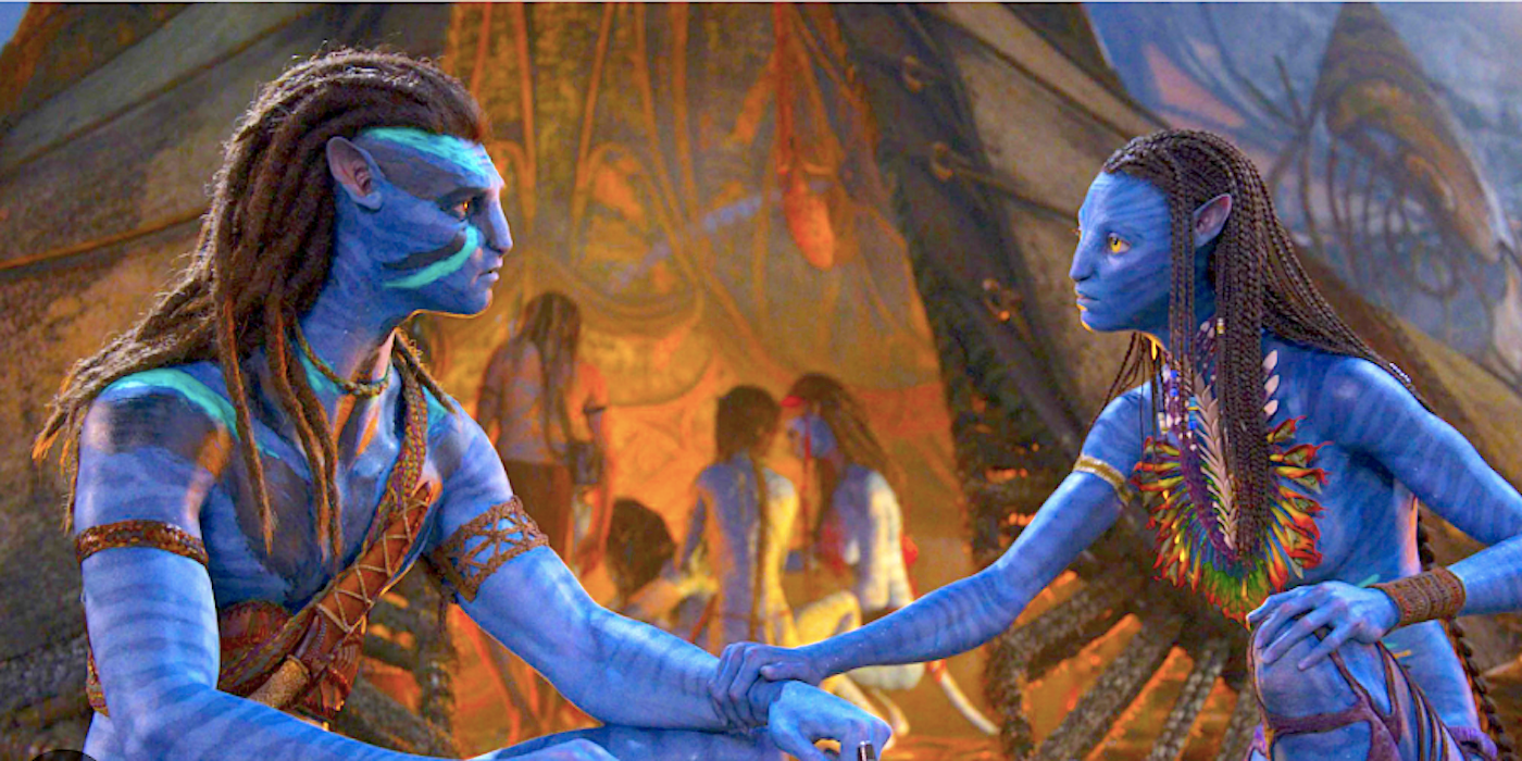 Jake and Neytiri in Avatar 2