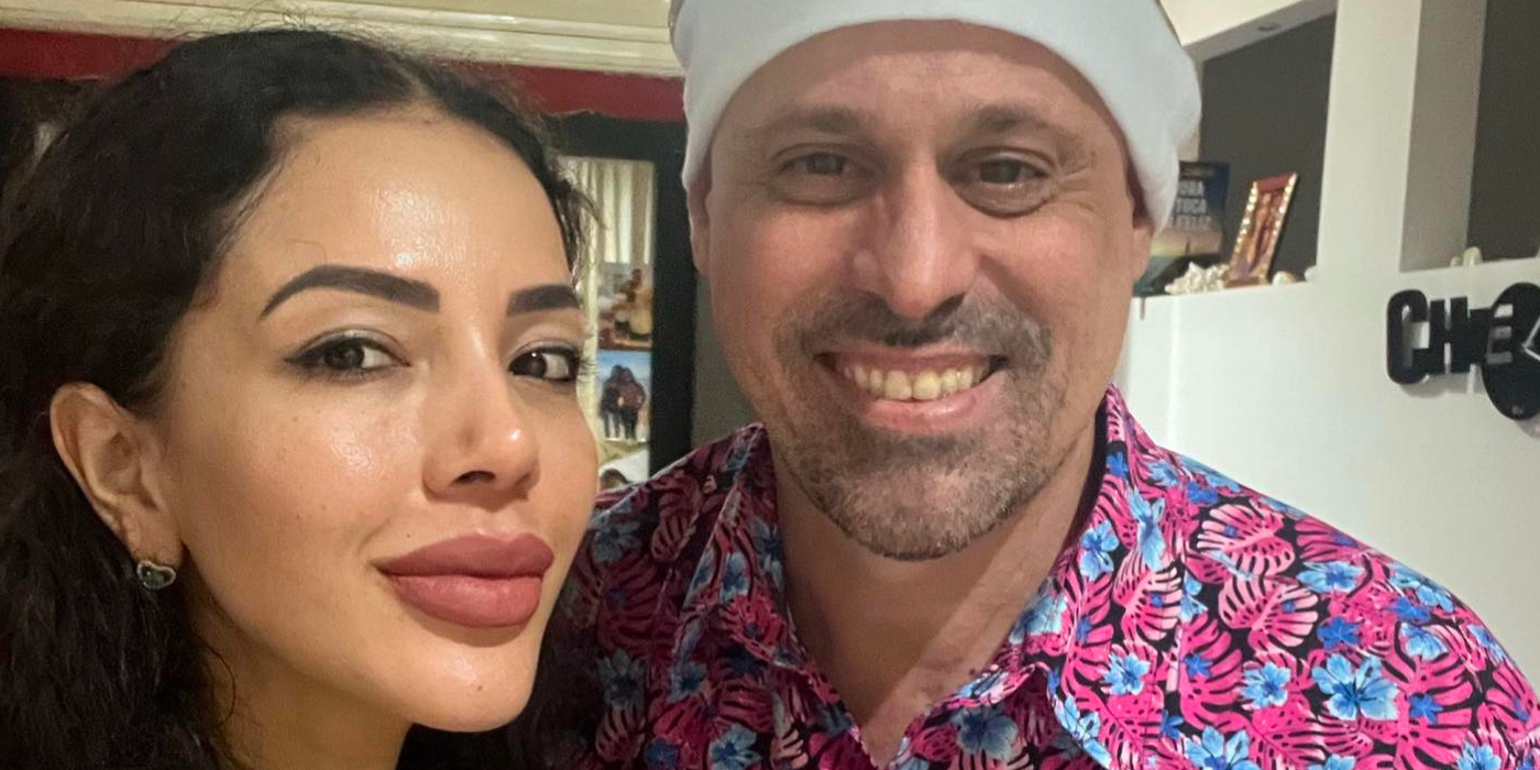 Jasmine Gino 90 Day Fiancé: Before The 90 Days smiling together indoors