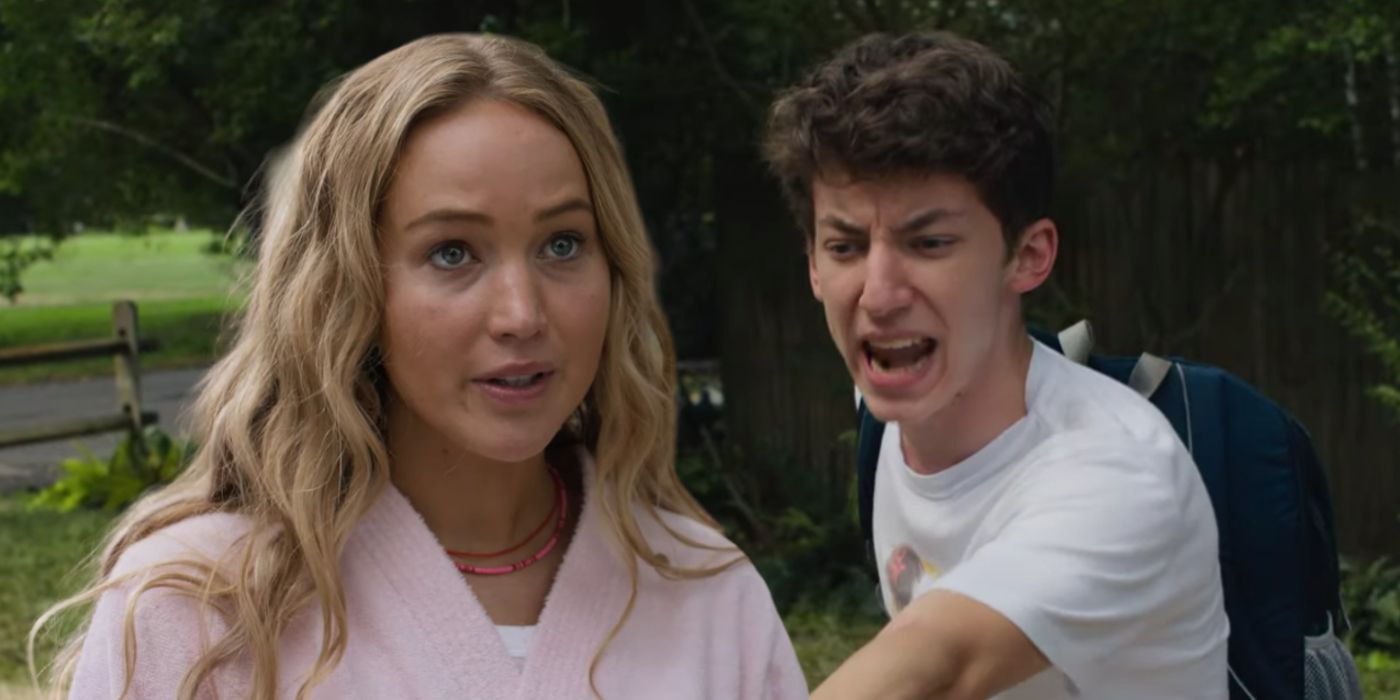 Jennifer Lawrence and Scared Teen in No Hard Feelings Trailer