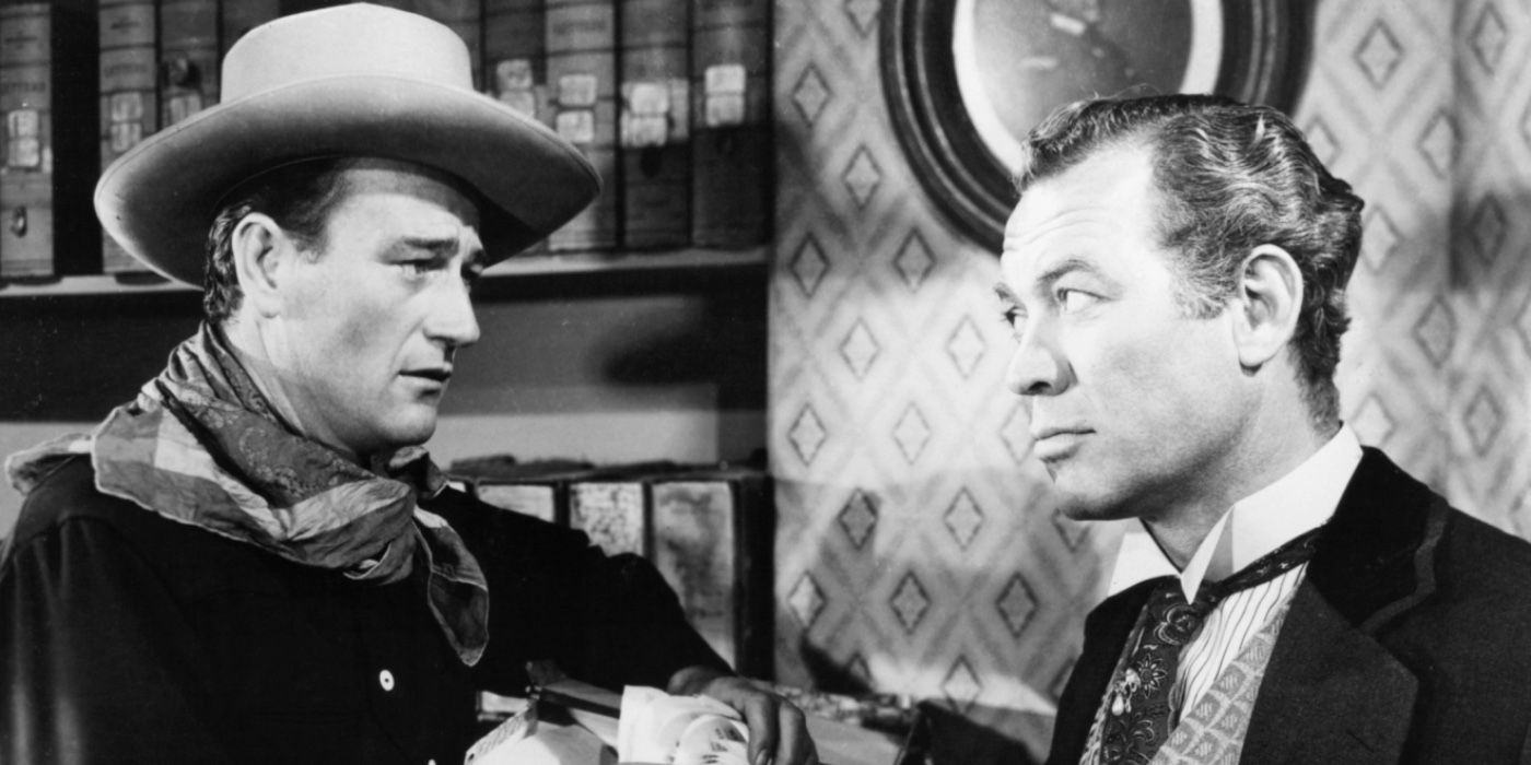 John Wayne and Ward Bond