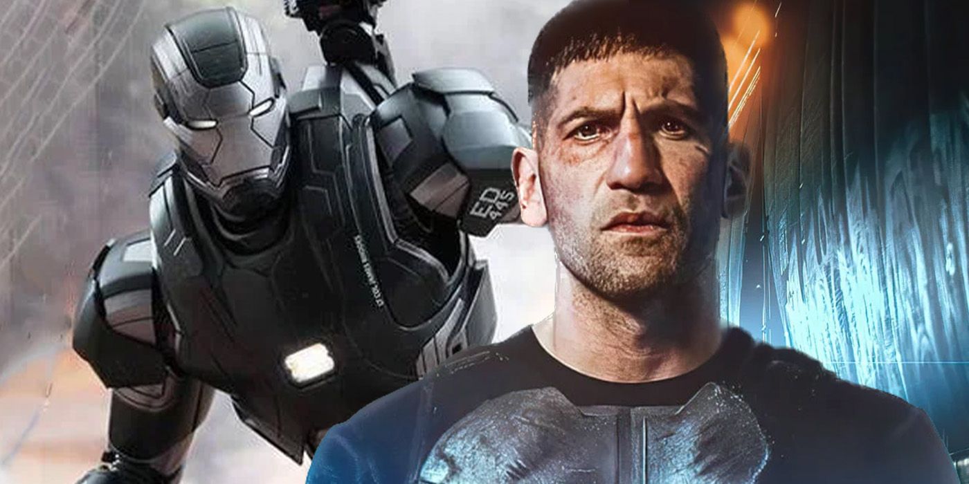 jon bernthal as frank castle aka the punisher in the mcu with war machine