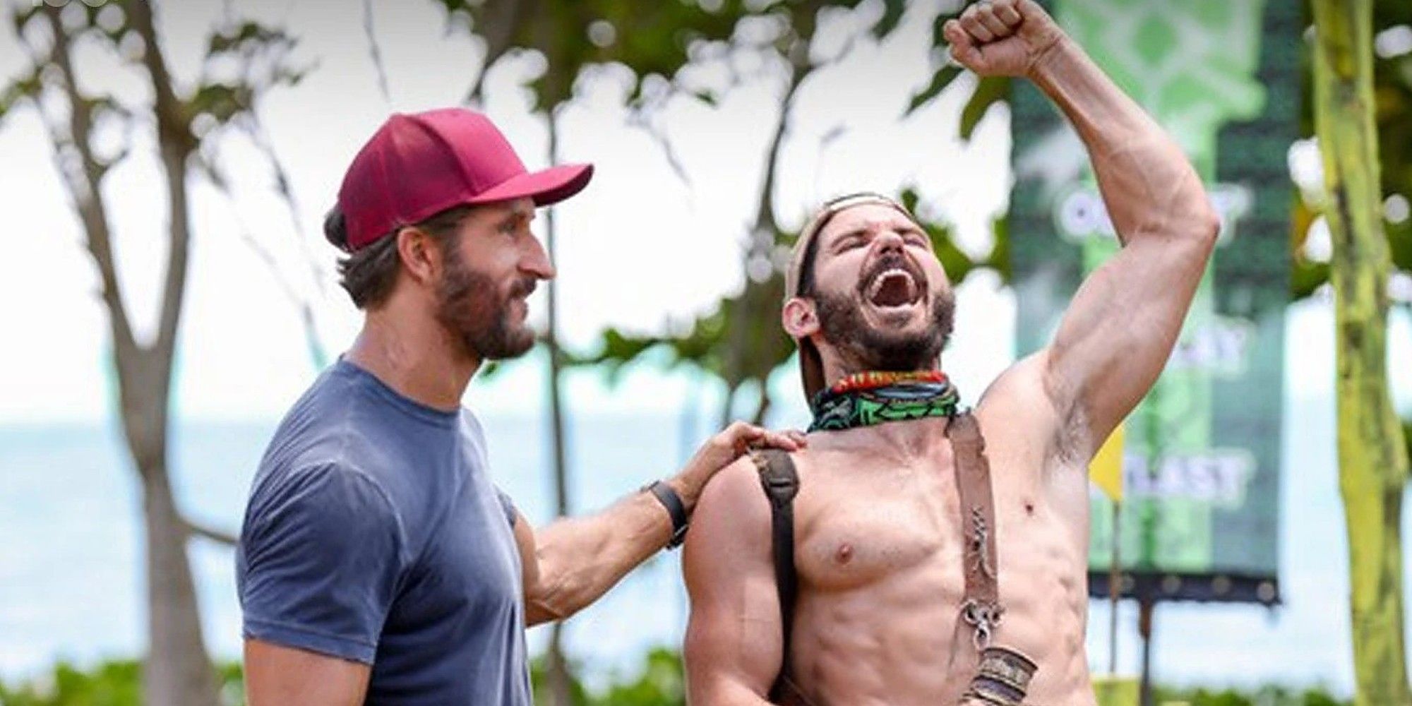 Jonathan LaPaglia and Simon Mee from Australian Survivor Heroes V Villains