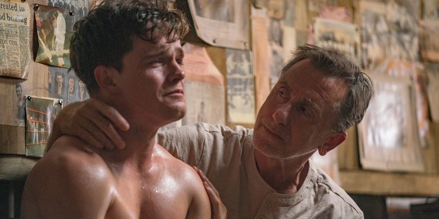 Jordan Oosterhof and Tim Roth in Punch