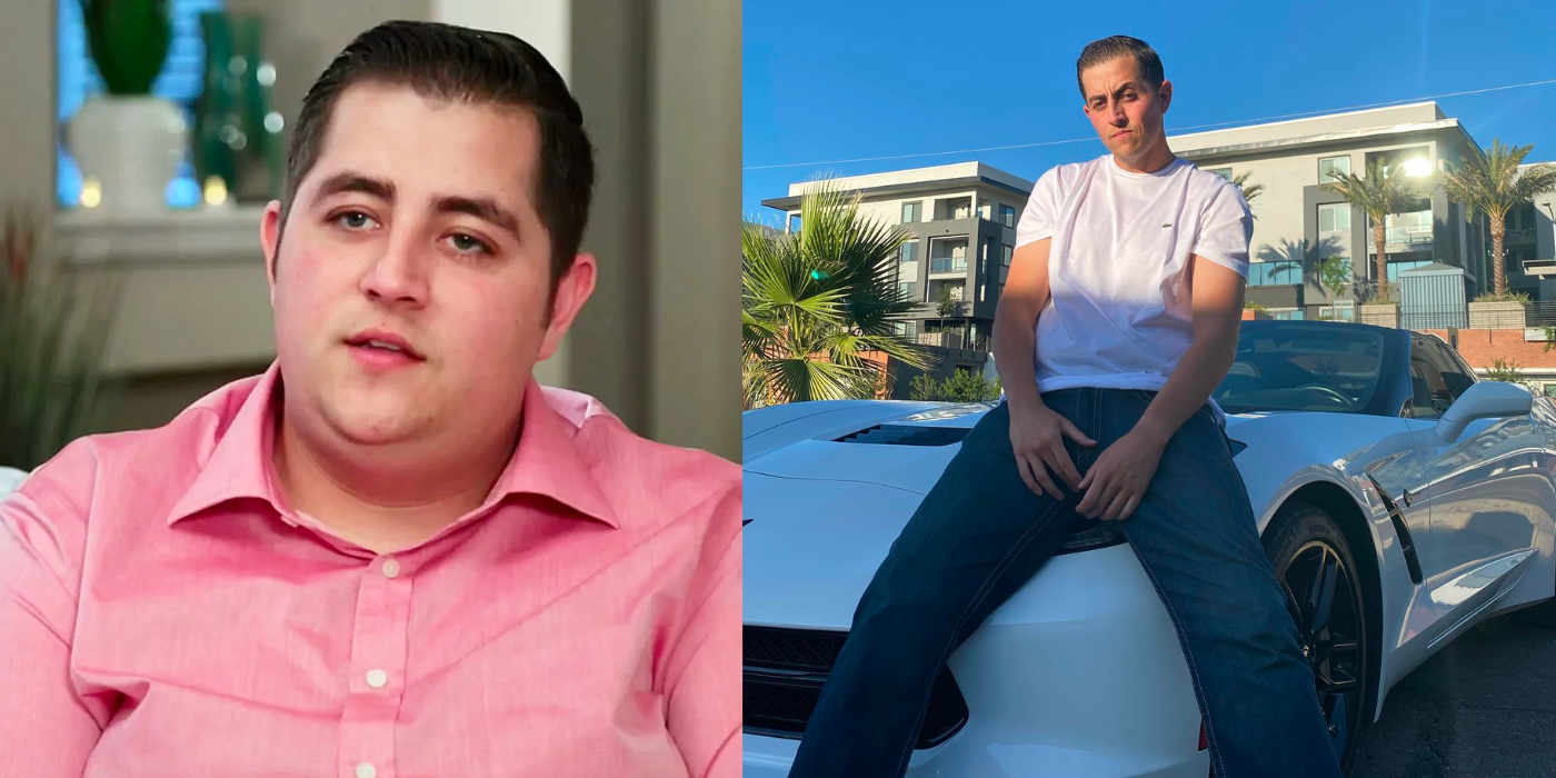 Jorge Nava Before AFter Weight Loss in 90 Day Fiance side by side images 