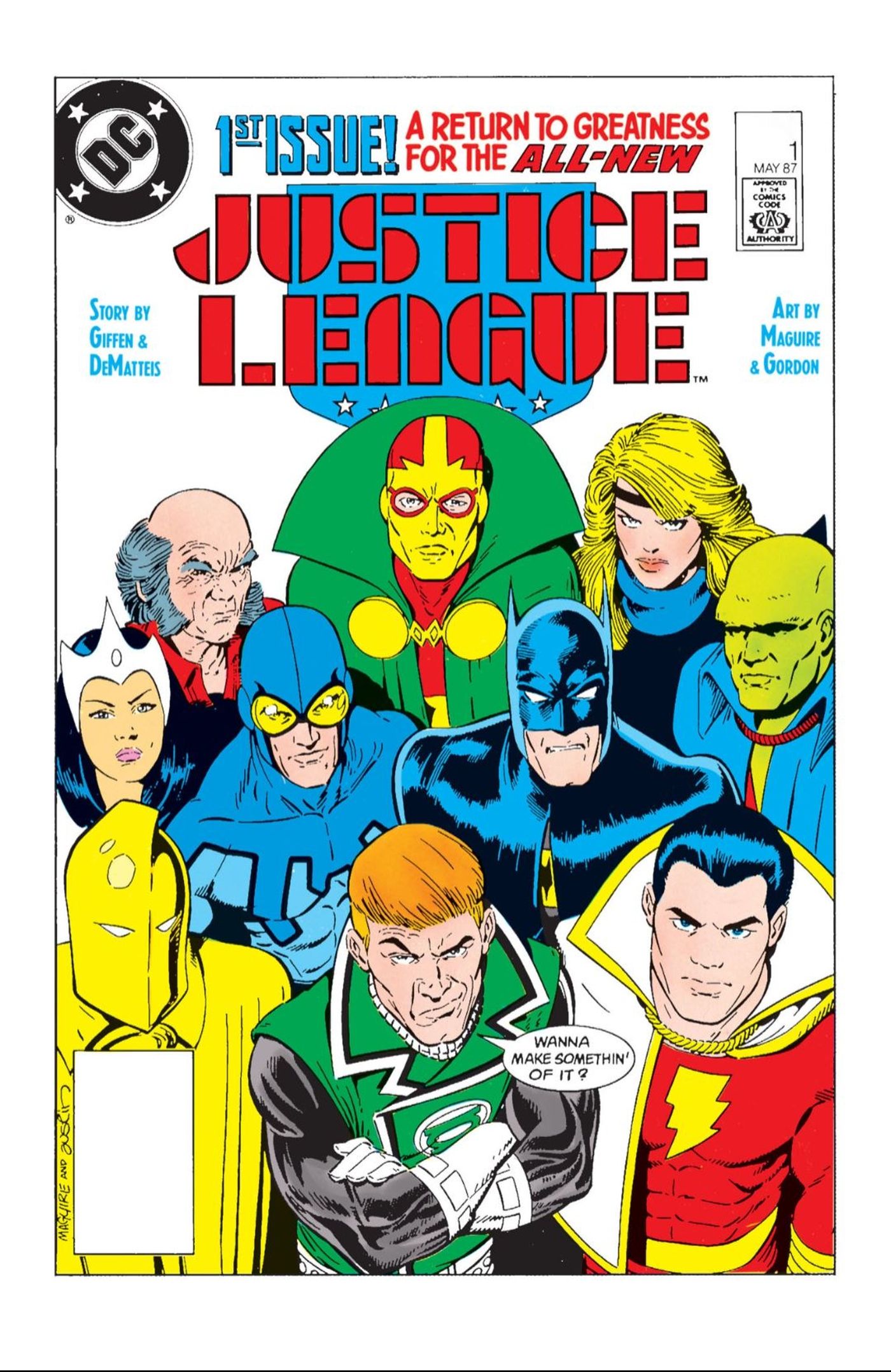 Justice League 1 Cover DC Comics