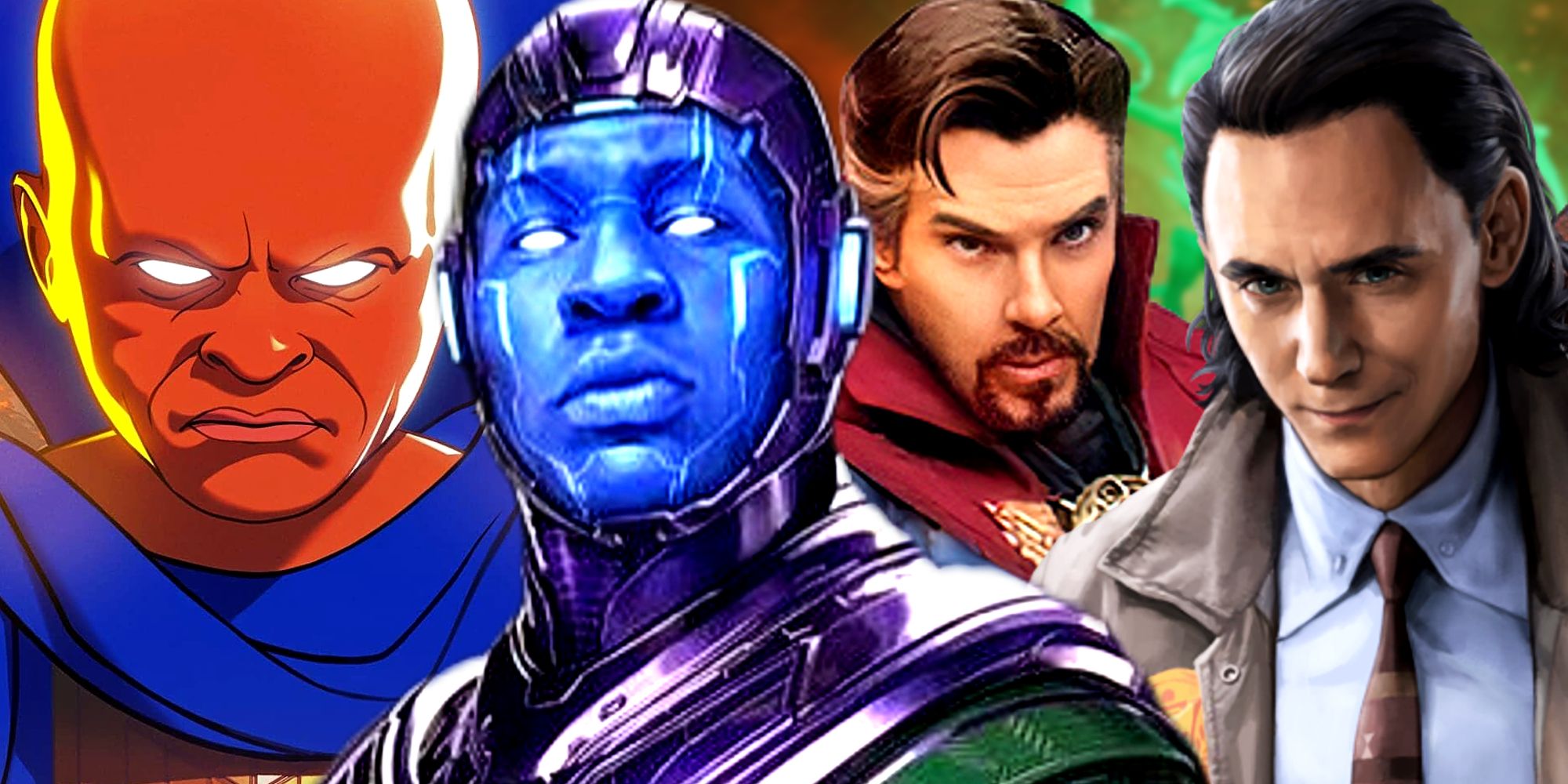 Kang the Conqueror, Doctor Strange, Loki, and the Watcher in the MCU