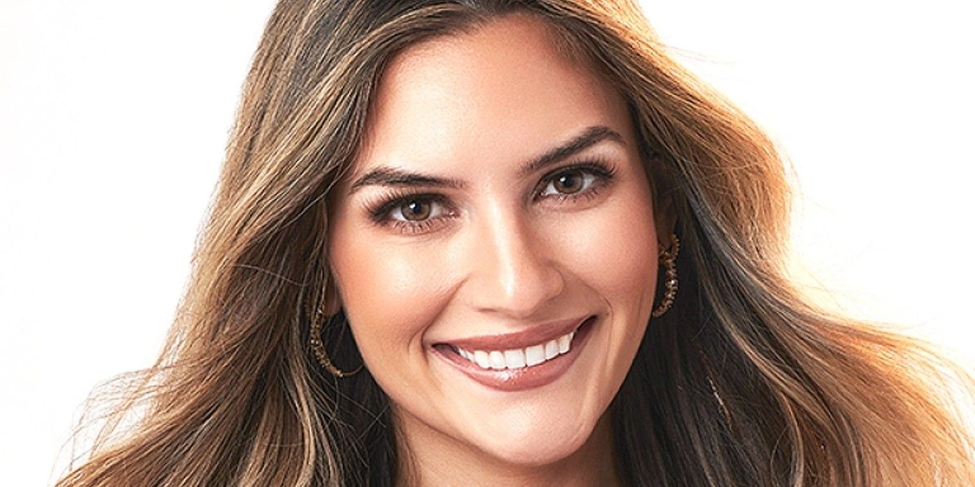 Kat Izzo from The Bachelor close up smiling 