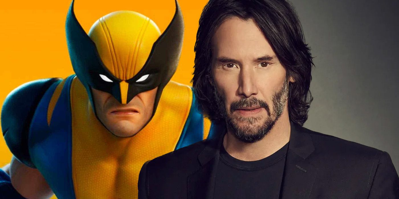 Keanu Reeves e Logan Howlett, também conhecidos como Wolverine na Marvel
