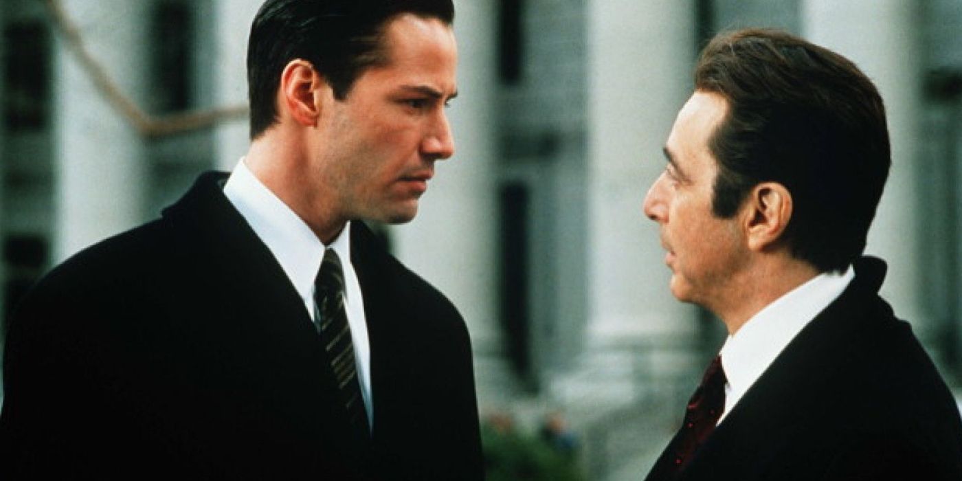 Keanu Reeves y Al Pacino en El abogado del diablo