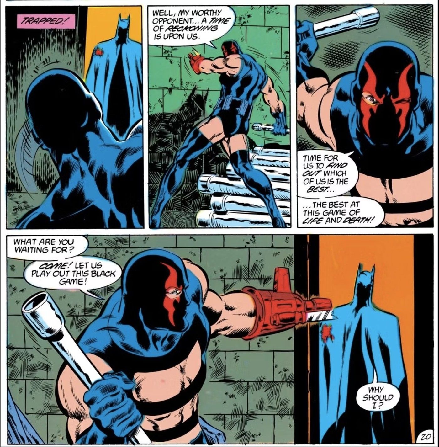 Comic Panels: KGBeast Wants to Fight Batman