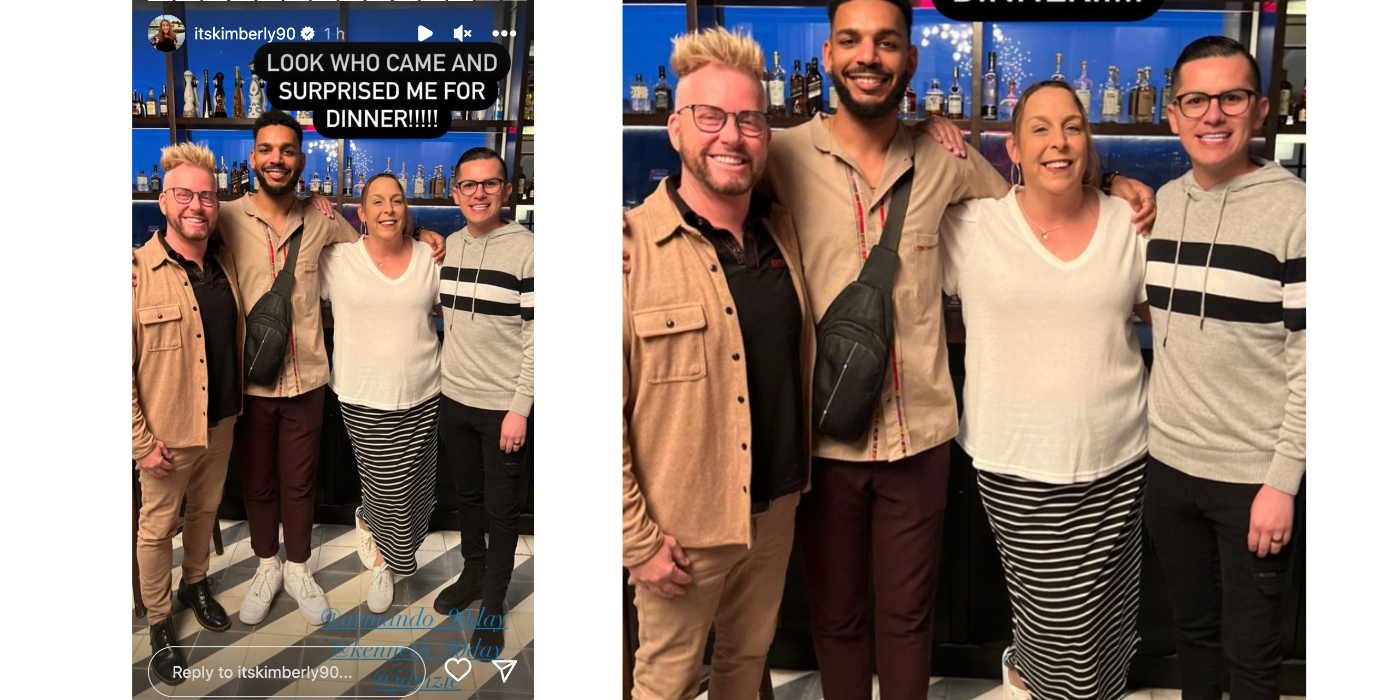 90 Day Fiancé stars Kim and Usman Menzies and Kenny Niedermeier and Armando Rubio share meetup on social media