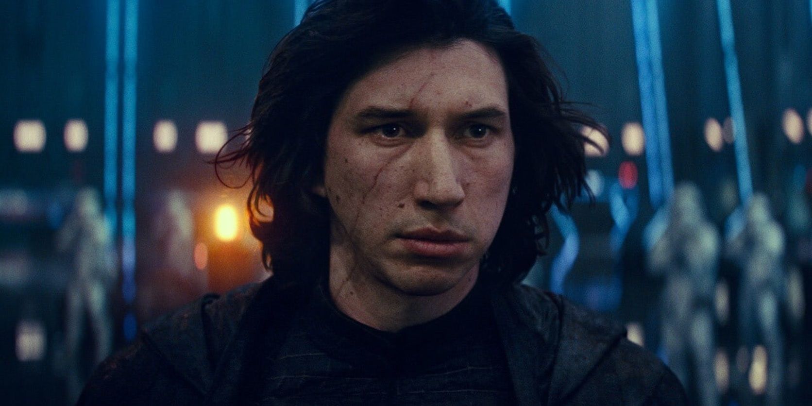 Kylo Ren on his ship in The Rise of Skywalker