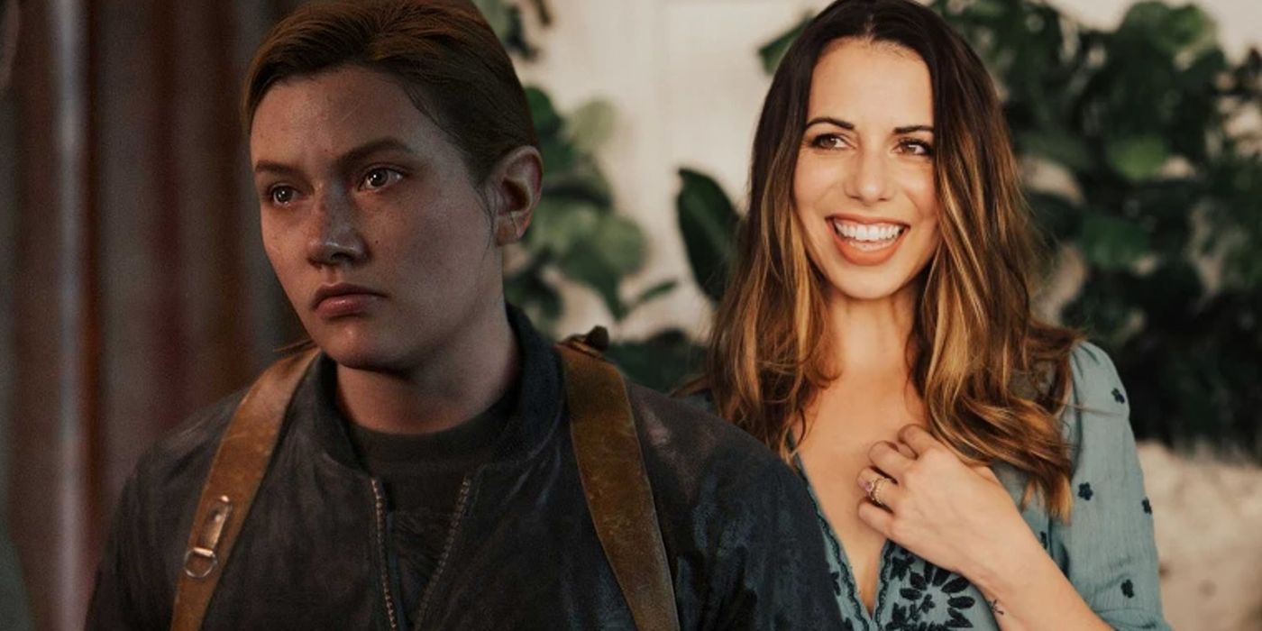 Laura Bailey alongside Abby in The Last of Us Part 2